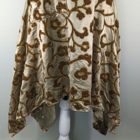 Krista Larson Heirloom Squared Neck Fit & Flare Dress Medium NWT Cottage Core - Picture 3 of 10